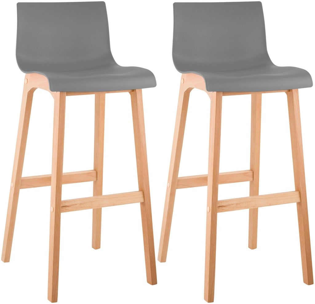 Set di 2 sgabelli da bar Hoover Natura 4