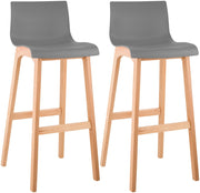 Set di 2 sgabelli da bar Hoover Natura 4