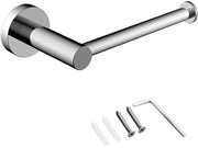 Supporto per carta igienica in acciaio inox lavorato a martello con supporto per carta igienica moderno da parete con viti per cucina e bagno argento
