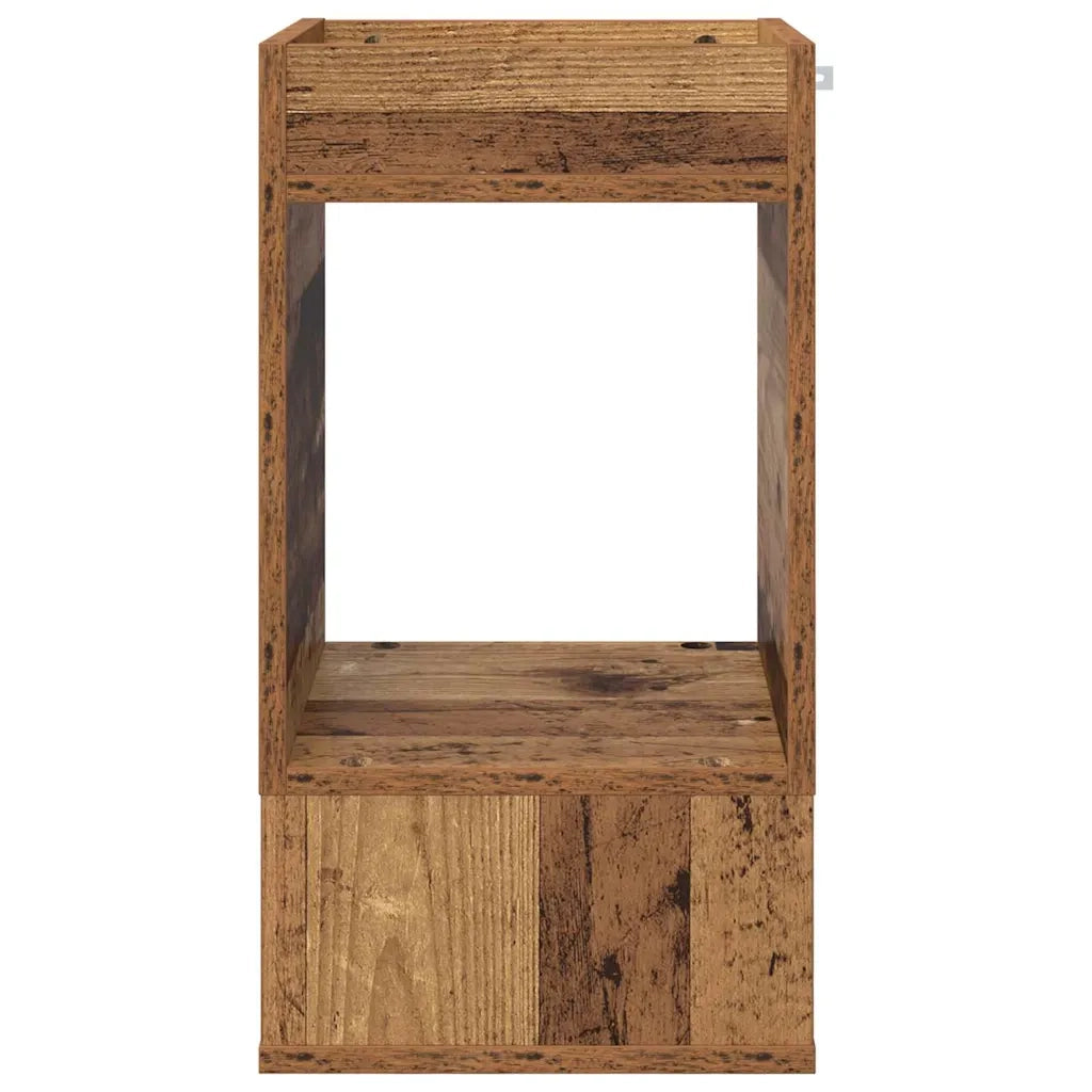Tavolino 2 pcs Legno vecchio 30 x 30 x 56 cm Legno multistrato