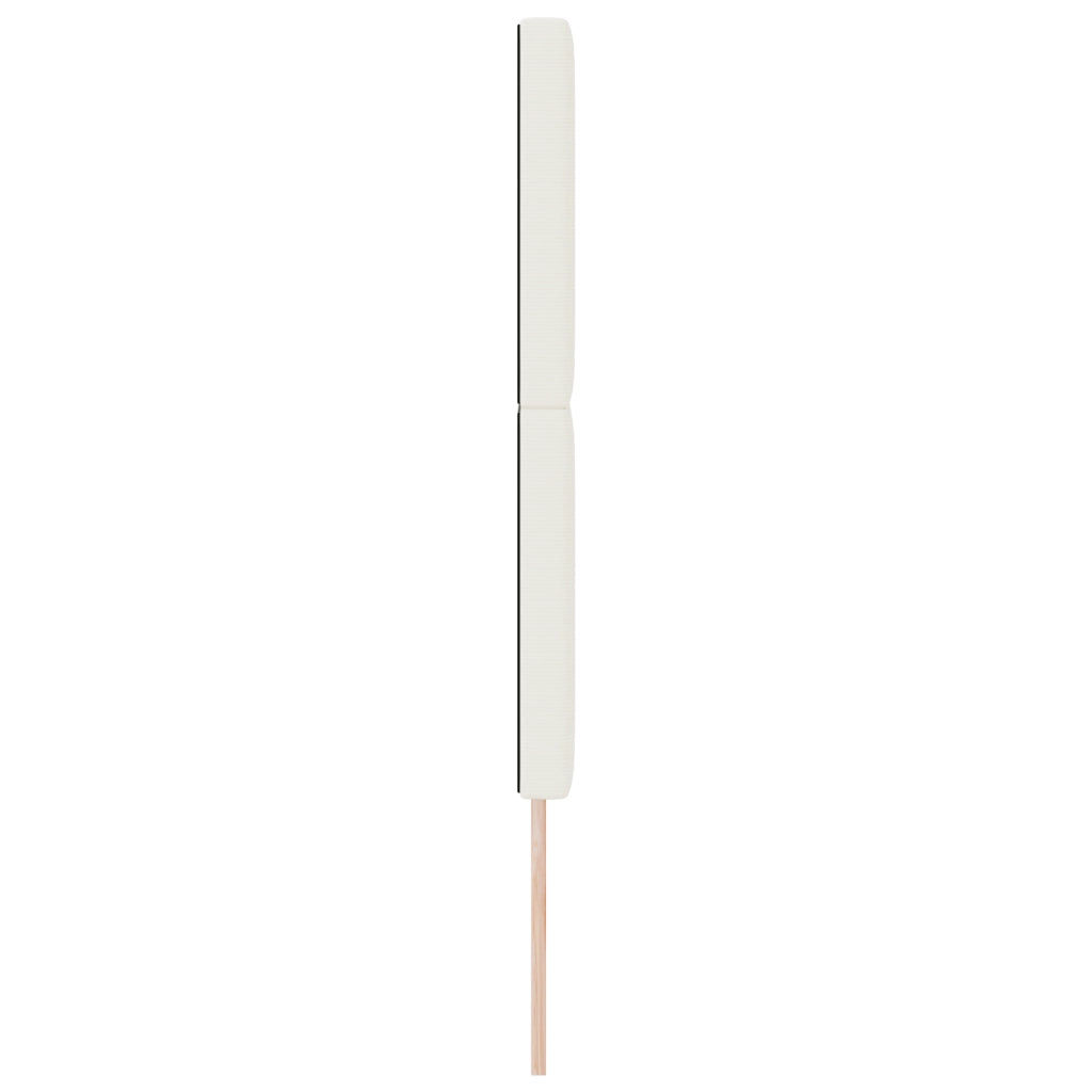 Testiera  semplice crema 140cm in velluto