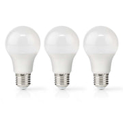 Confezione da 3 lampadine LED 8 W E27 A60 806 lm 2700 K stile retrò smerigliato Bianco Nedis