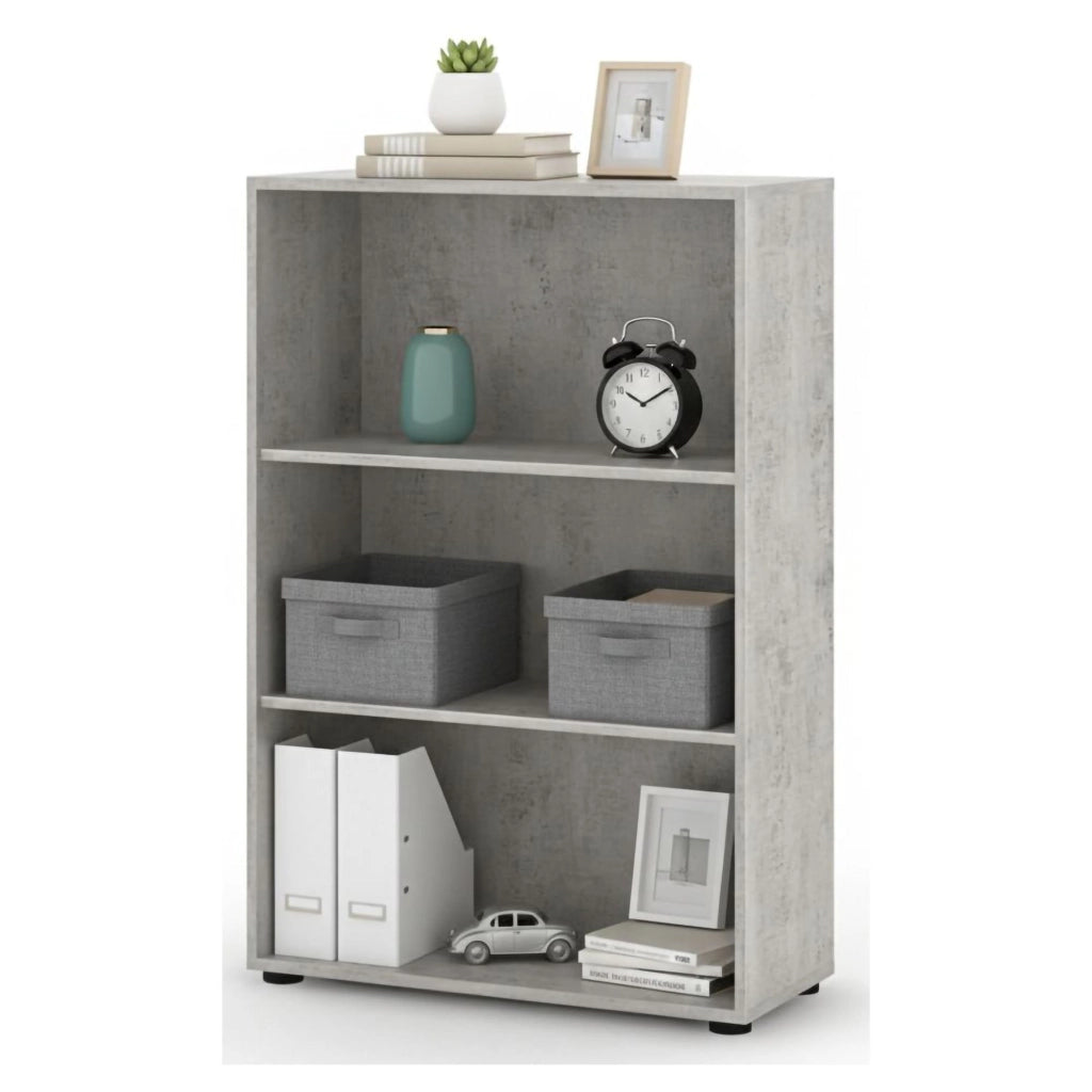 Biblioteca Leporano, Libreria 4 Ripiani, 79x34x118h cm Bianco