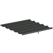 Telo per Pergola Retrattile 3x3 m ¨C zephmum ¨C 250x255 cm Grigio Scuro