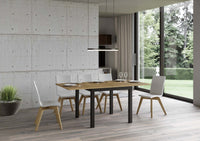 Tavolo Allungabile 90-180x90x80-78 cm Everyday Libra Quercia Naturale