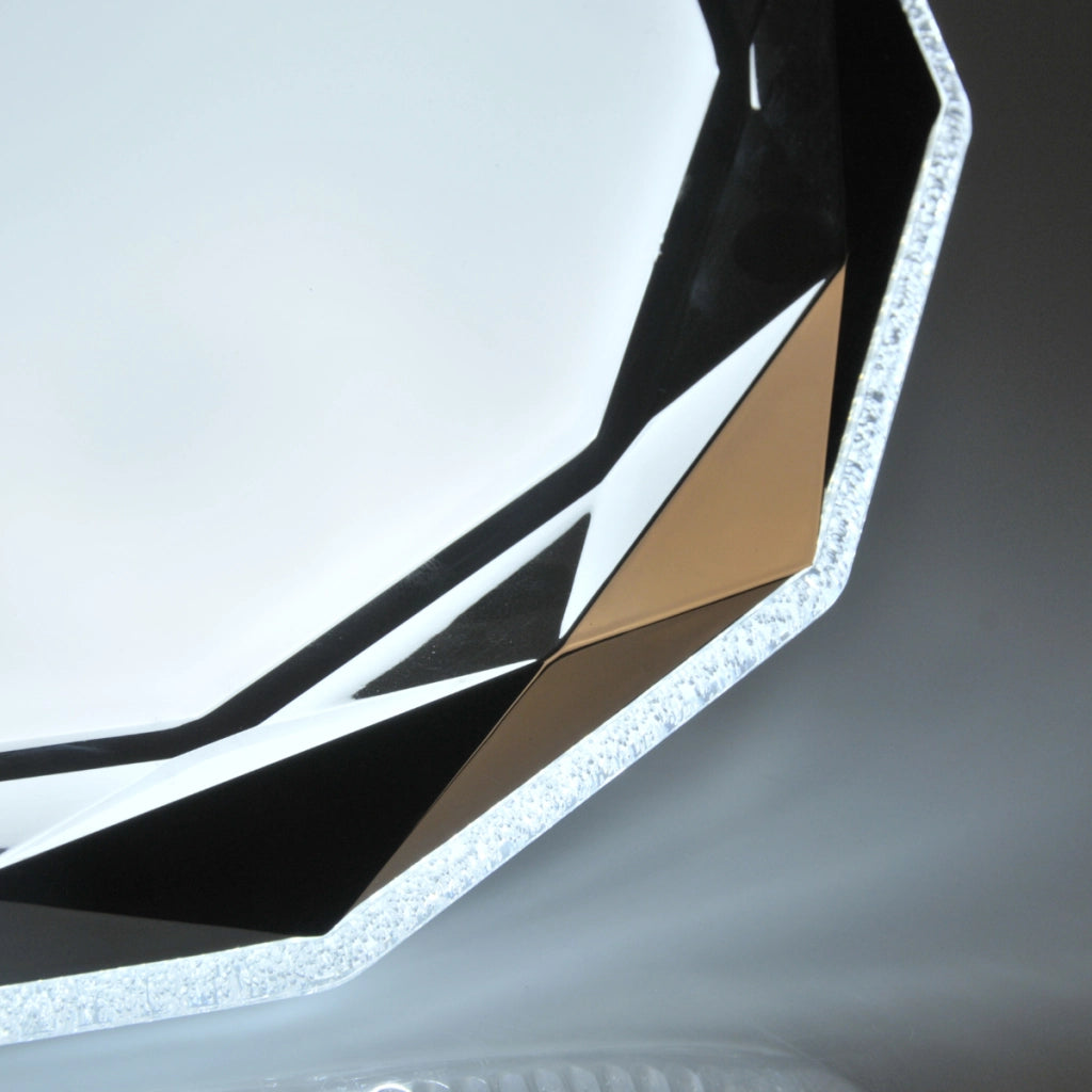 Plafoniera LED Polux Glossy 51cm 72W 8000lm CCT+telecomando
