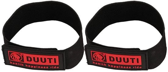 Fietsbroek Band - 2 pezzi - Elastico - Protezione ginocchia - Accessori per bicicletta - Sicurezza in sella - Nero