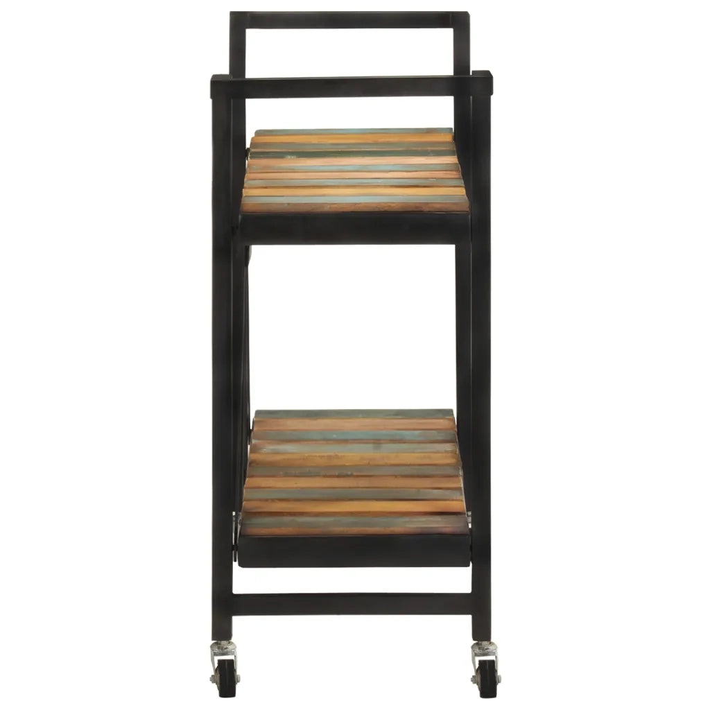 Carrello da Cucina 87x36x81 cm in Legno Massello di Recupero CFW5592125