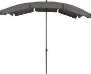 Parasole pieghevole rettangolare antracite grigio con protezione UV per balcone, terrazzo e giardino