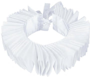 Collo retro design - Collo rimovibile - Ruches/Orlo - Collo a strati - Stile medievale - Materiale morbido e respirante - Collo falso