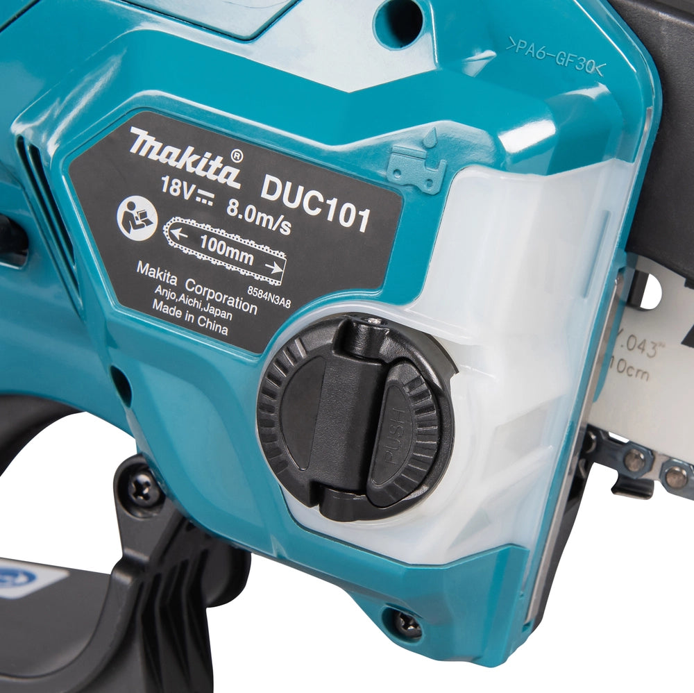 Potatore a batteria Makita DUC101Z 18V LXT Brushless – Barra 10 cm – Solo corpo