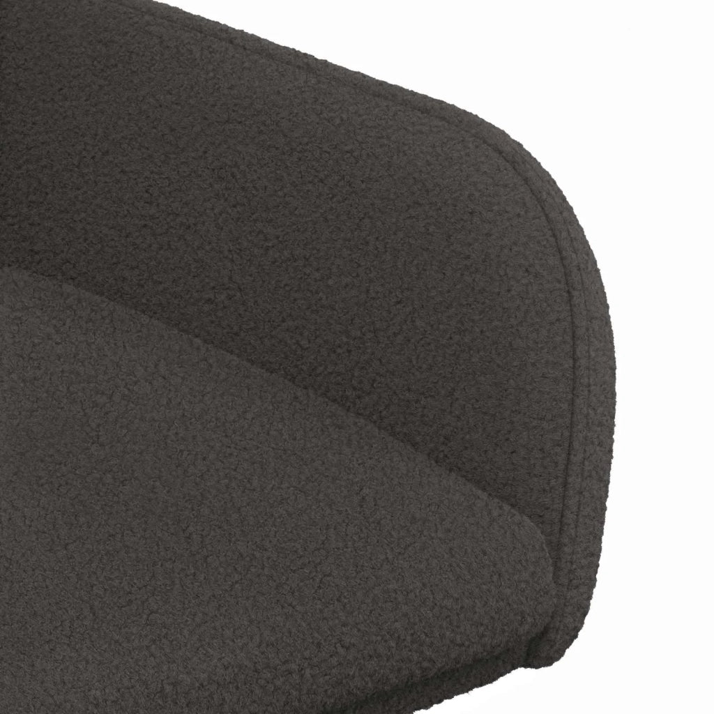 Sedie da pranzo 4 pz Bouclé Grigio Scuro 59 x 57 x 85 cm 3428274