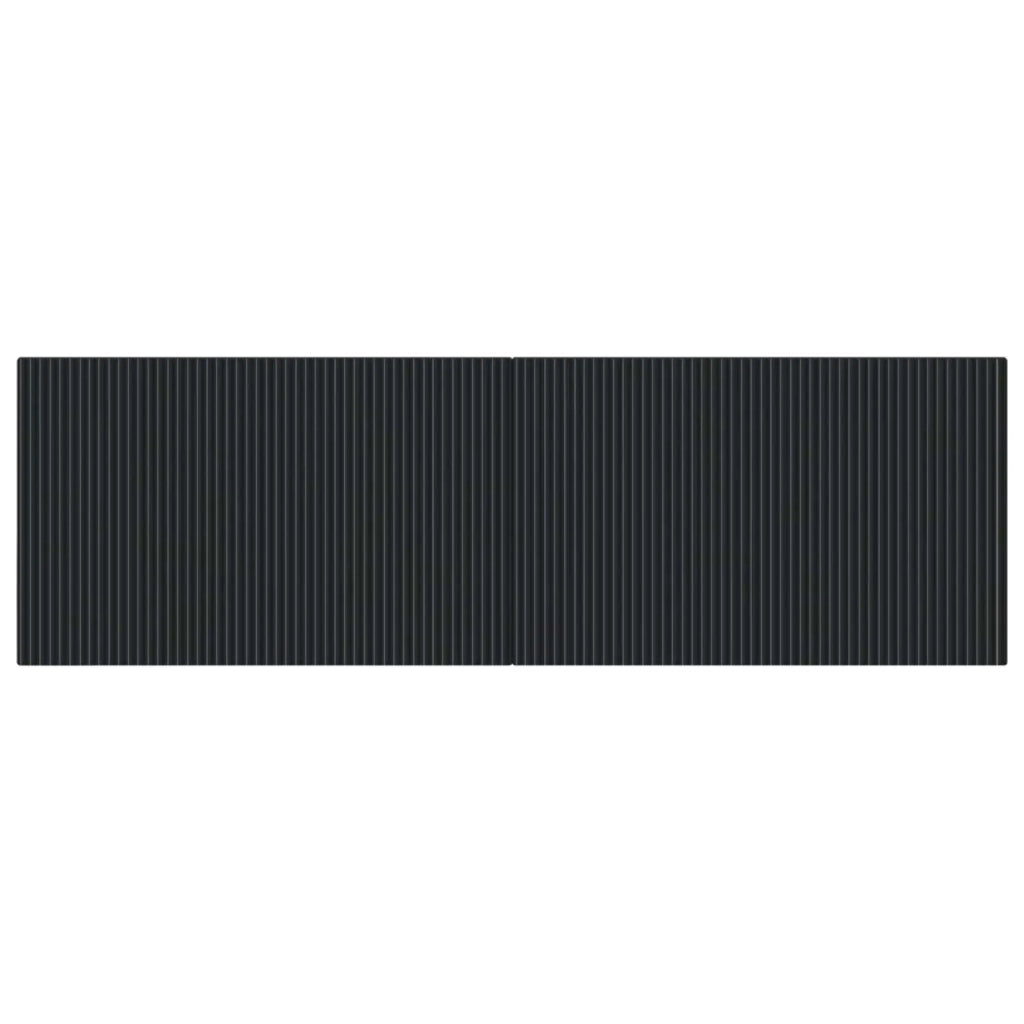 Testiera da Muro ARNHEM Nero Legno ingegnerizzato 896726