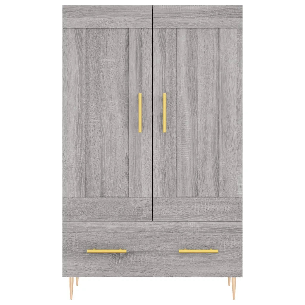 Credenza-Buffet-Armadio da cucina Grigio Sonoma 69,5x31x115 cm in Legno Multistrato 306558
