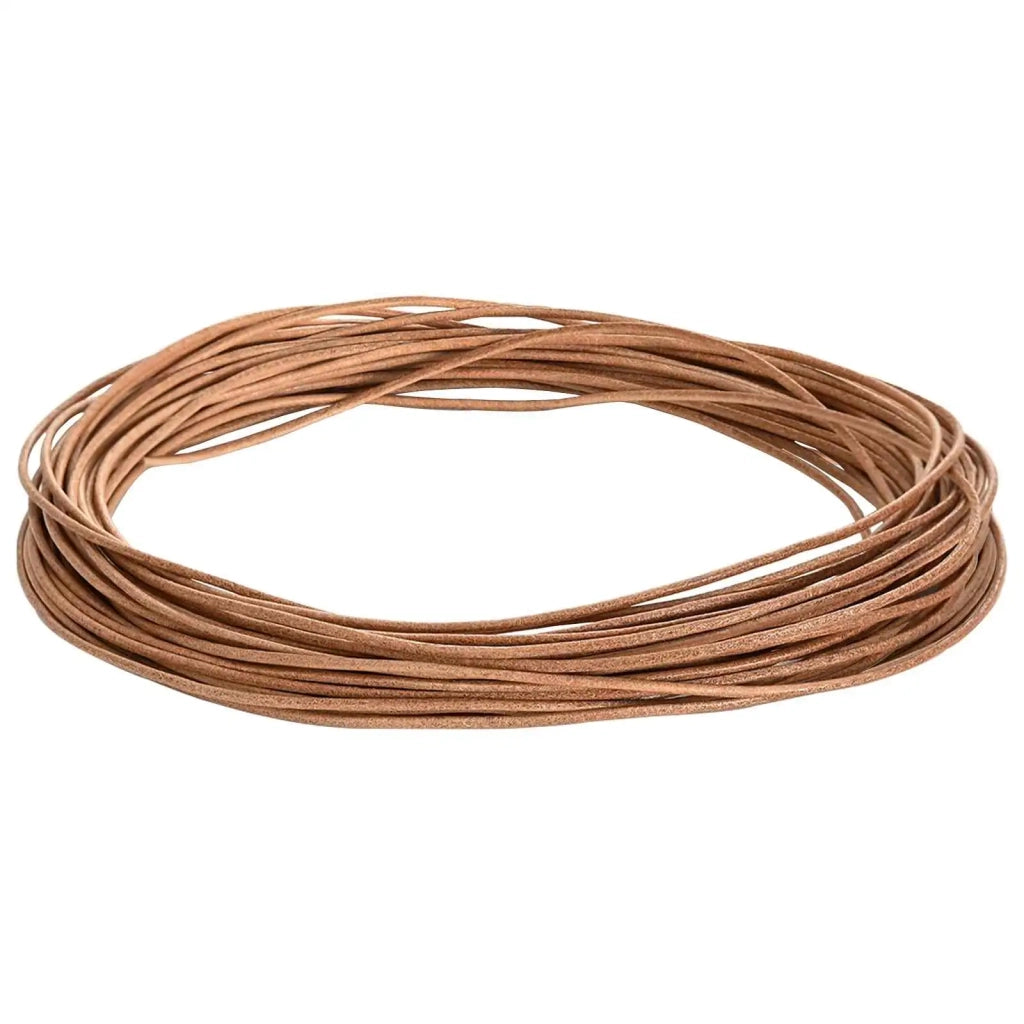 Cordino in Pelle Marrone ?2 mm x 5 m Pelle CFW4473799