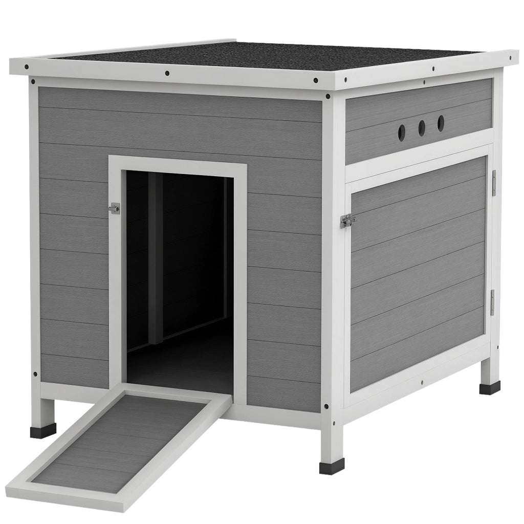 Pollaiolo in Legno con Tetto ¨C zephmum ¨C 63x82x76 cm