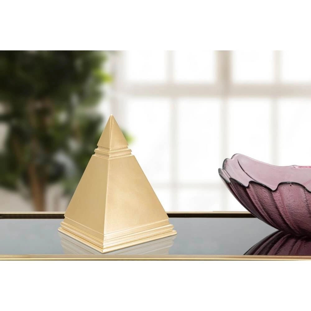 Soprammobile statua dorata di piramide - PYRAMIX