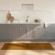 Tappeto Rettangolare Marrone 70x200 cm in Bambù 376746