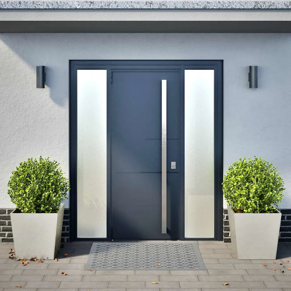 Fioriere da Giardino 2 pz 50x50x50 cm in Acciaio Inox 851075