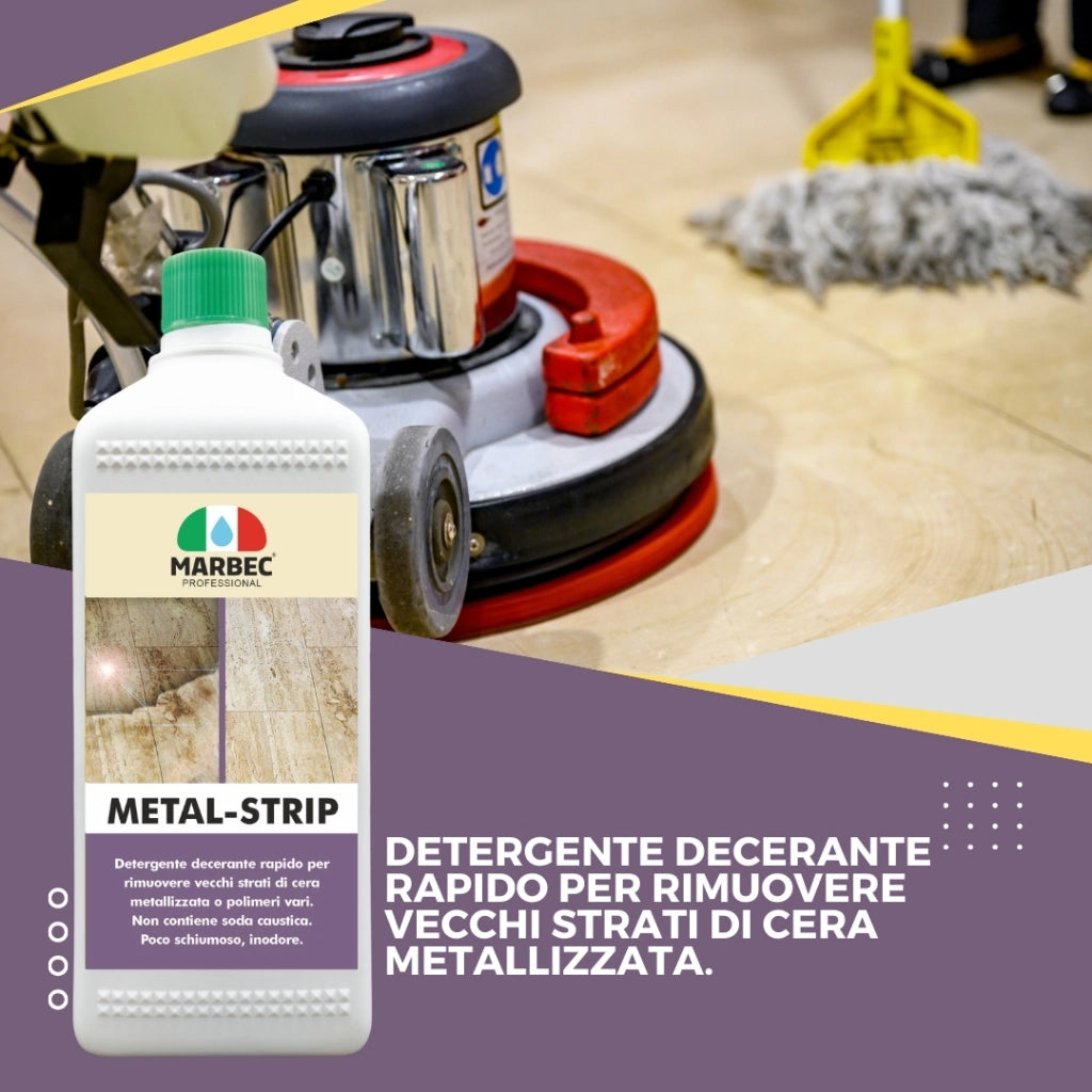 Detergente sgrassante professionale METAL-STRIP   5LTx4Pz