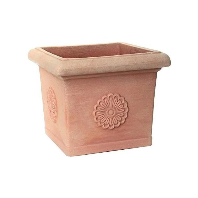 Vaso Quadro C-Rosone Impruneta Cm. 40
