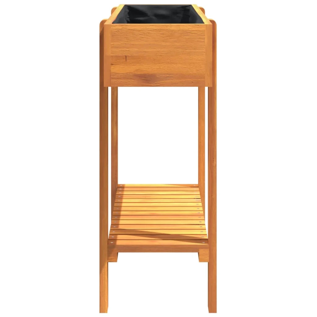 Vaso per fioriera aiuola rialzata piante fiori terrazza giardino giardino 90 x 30 x 75 cm legno massello acacia marrone 02_0039467