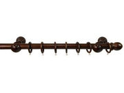 BASTONE IN LEGNO CON ACCESSORI Ø MM.23 NOCE  cm.200