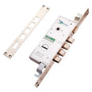 SERRATURA DA INFILARE TRIPLICE PER PORTE BLINDATE ART. 72.140 E 47 - scatola mm 194 x 78  - MOTTURA