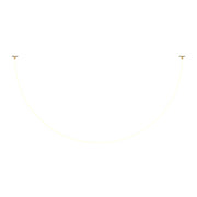 Maytoni Lampadario moderno Tau 1 luce LED integrato oro alluminio