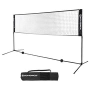 Rete tennis badminton su gambe regolabile in altezza da 90 a 155 cm (modello family) 4 mt 12_0002005