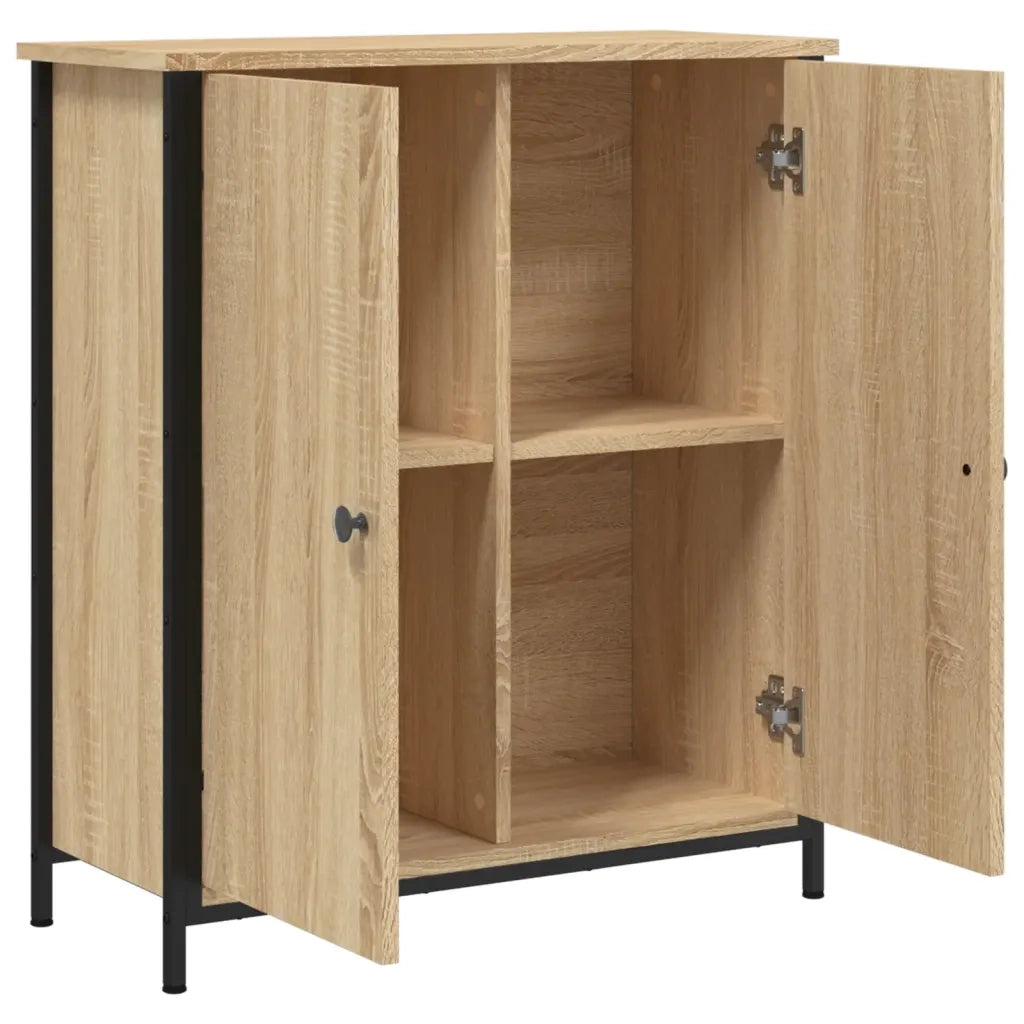 Credenza Rovere Sonoma 70x30x80 cm in Legno Multistrato 835535