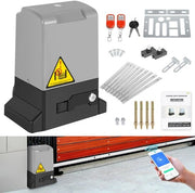 Porta automatica elettrica per garage e cancelli - 370W - con funzione di app Bluetooth - apertura automatica elettronica per pesi fino a 800 kg