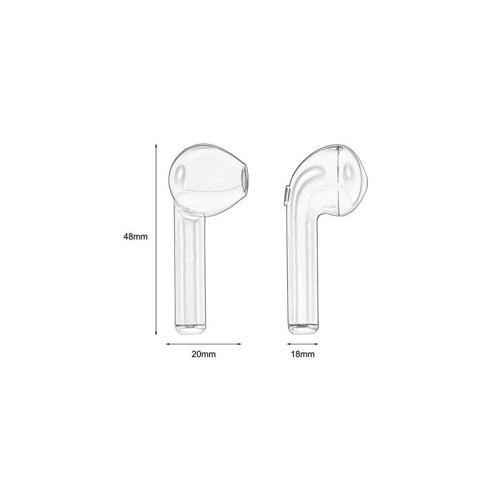 Trade Shop - Auricolare Singolo Hbq-i7r Bluetooth V4.1+edr Per Android Ios Cuffie Sport -