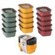 Set 5 Pezzi Frigobox Smart Maia Rettangolare 0.2 Litri 3 Colori