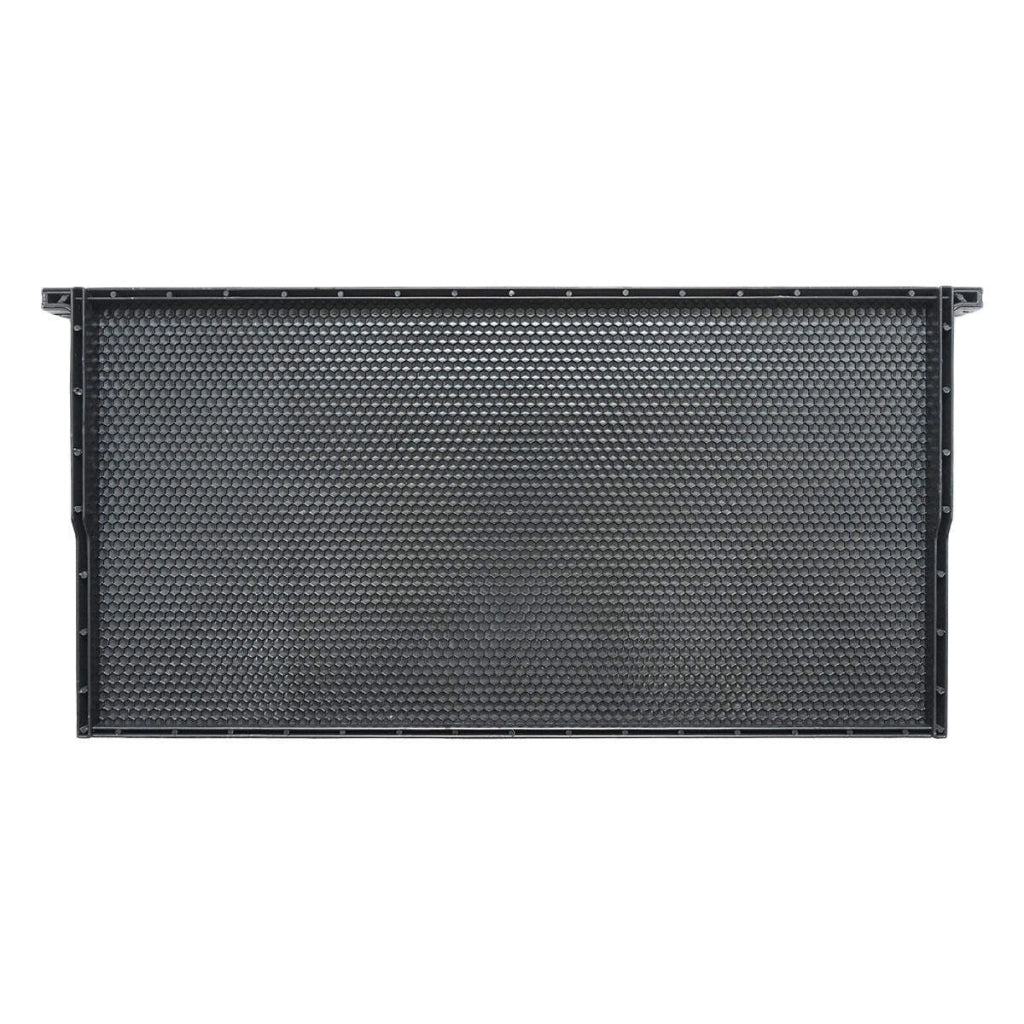 Telaio per arnia in plastica nera, dimensioni 483x448x232 mm