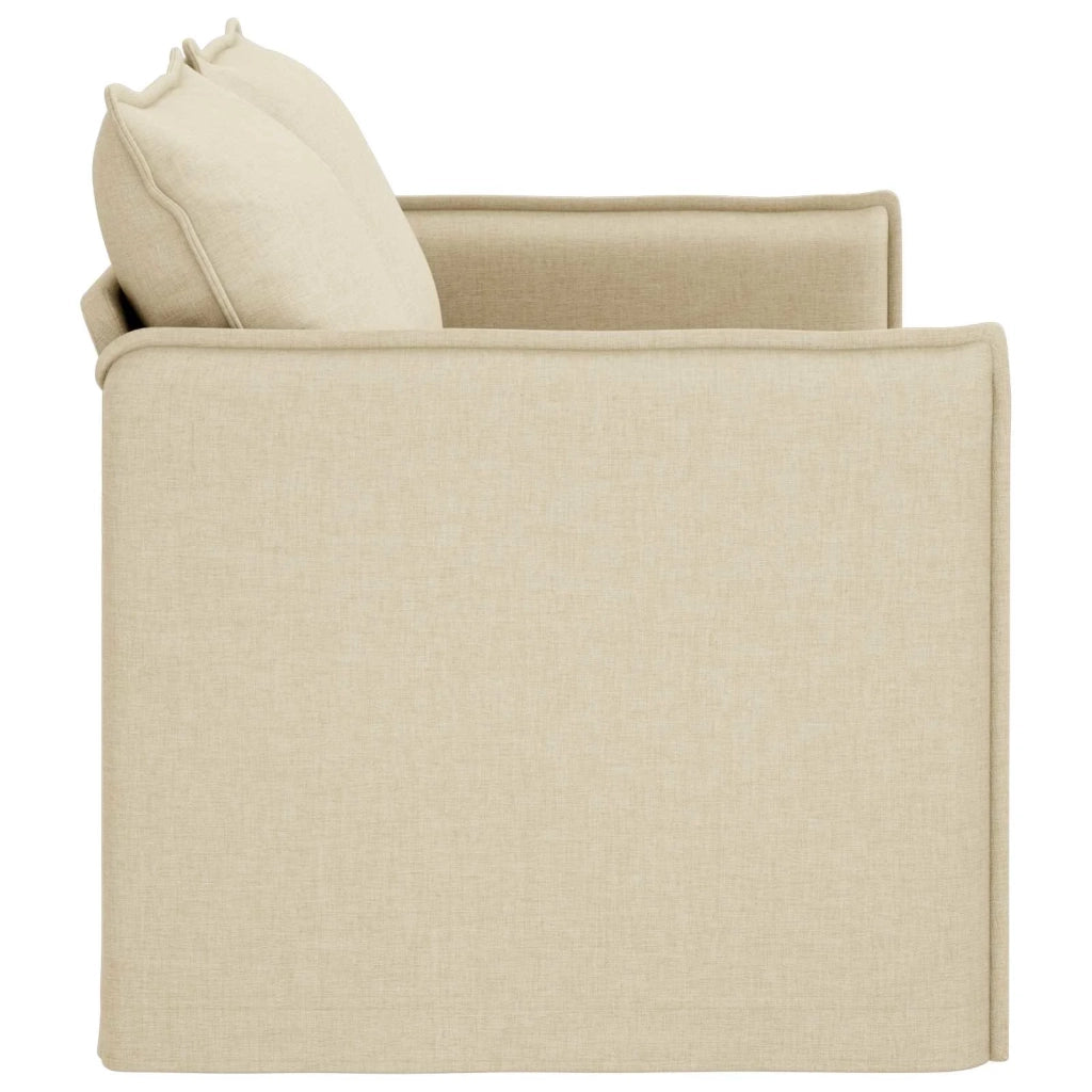 Divano Crema 156 x 82 x 85 cm Tessuto 42024523