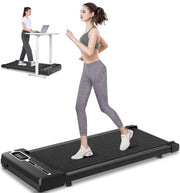 Tapis roulant, Tapis roulant da banco , Velocità regolabile 1-8KM/H, con telecomando e display LED, Tapis roulant domestico