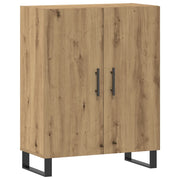 Credenza | Madia | Buffet da pranzo | Armadio da pranzo Rovere Artigianale 69,5x34x90 cm in Legno Multistrato