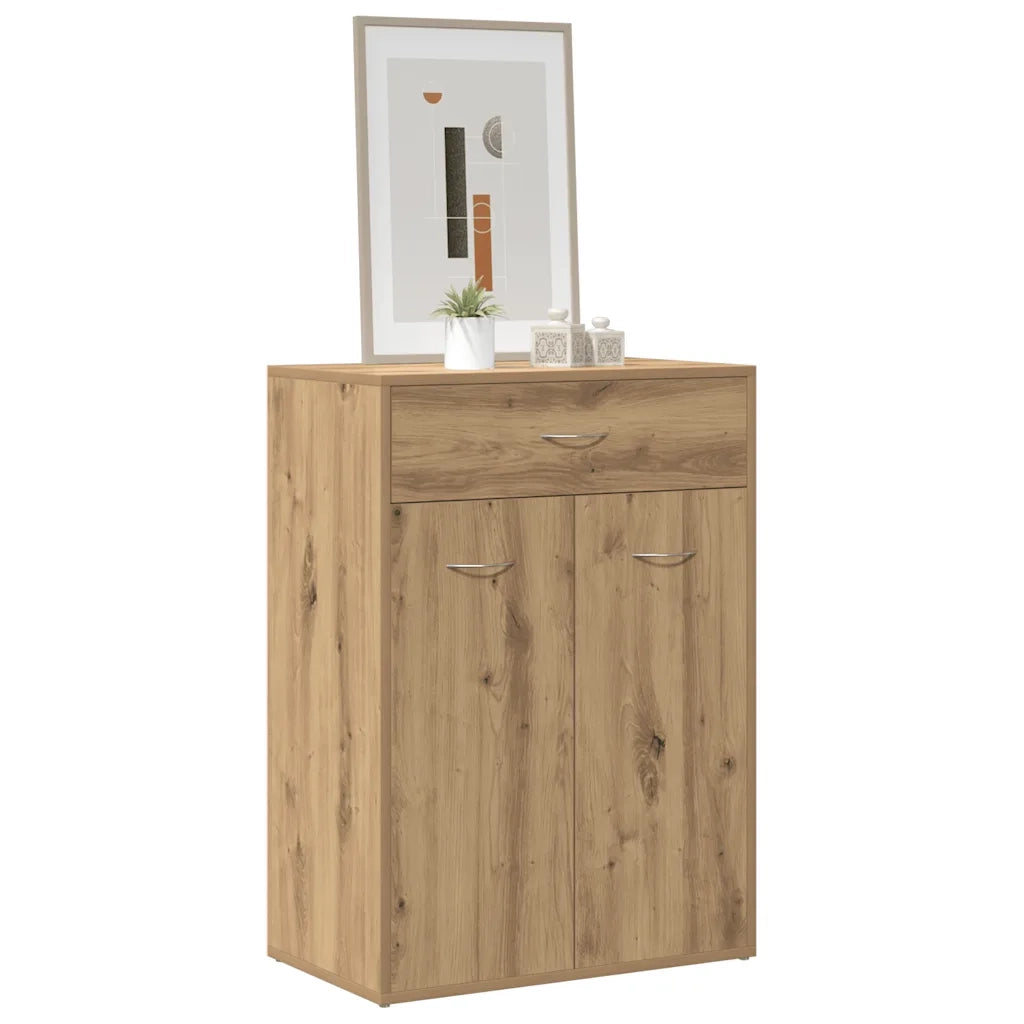 vidaXL Scarpiera Rovere Artigianale 60x35x84 cm in Legno Multistrato