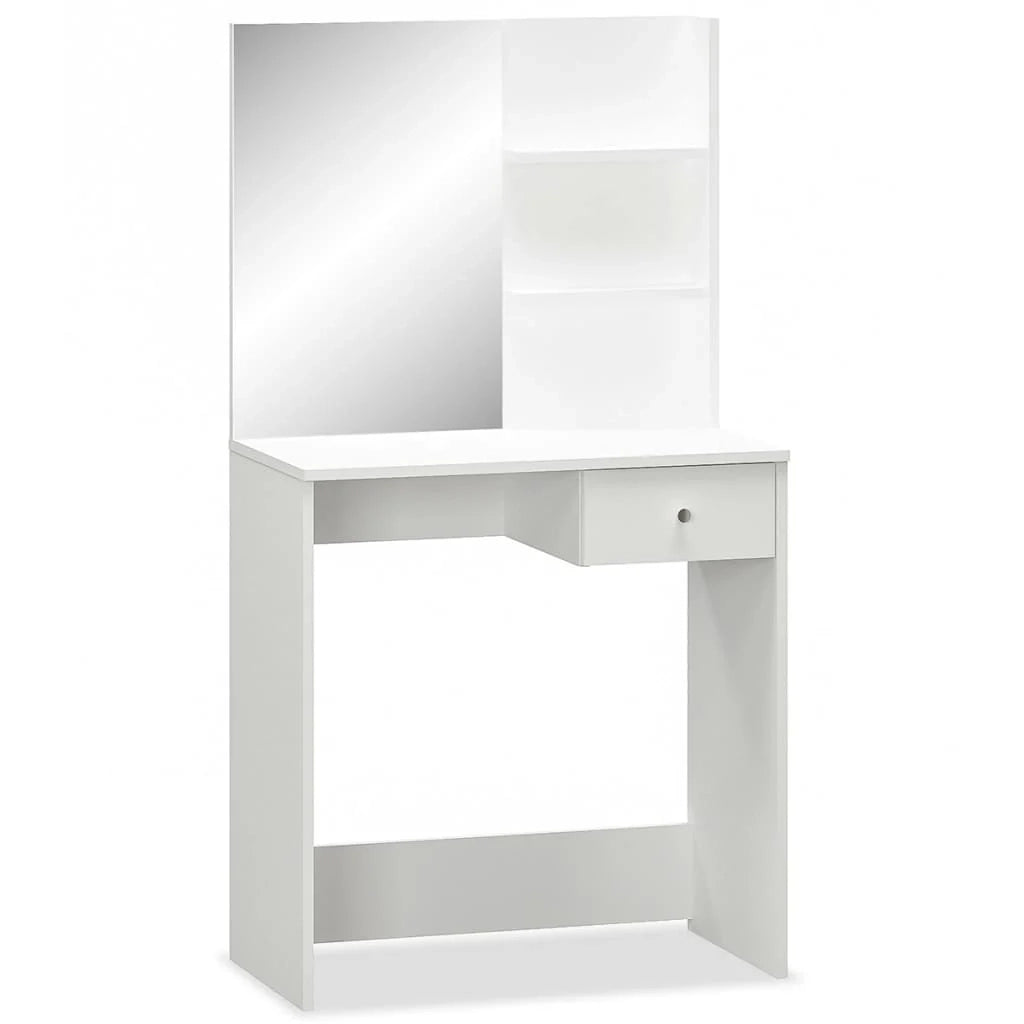 Toletta design in legno ingegnerizzato 75 x 40 x 141 cm bianco 02_0006337