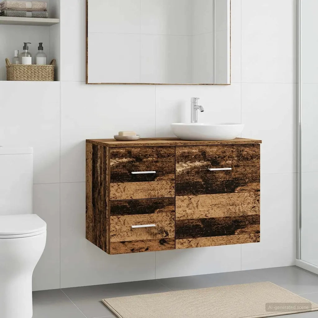 Armadio Bagno In-between Rovere Artigianale 30 x 44,5 x 50 cm 890381