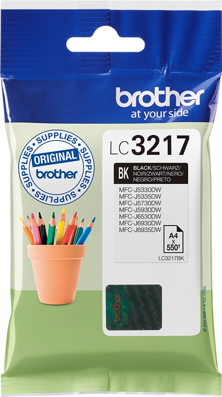 Brother LC3217BK cartuccia d'inchiostro 1 pz Originale Nero