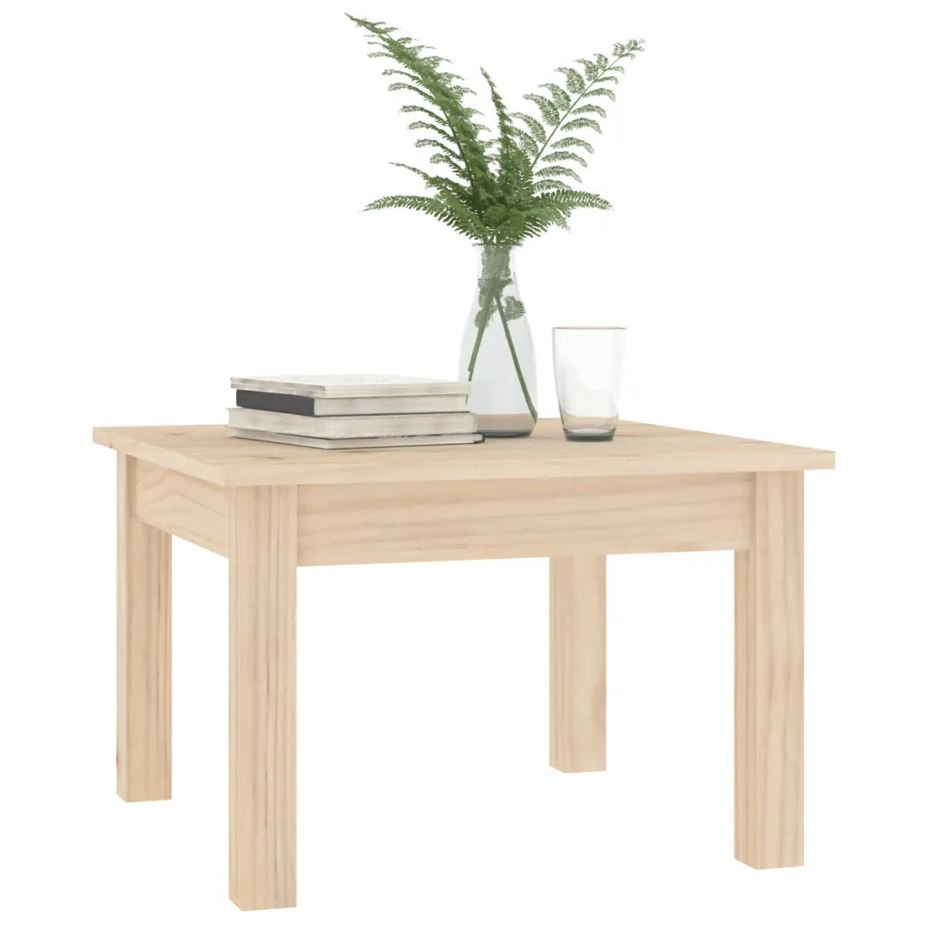 Tavolino da Salotto 45x45x30 cm Legno Massello di Pino 814224