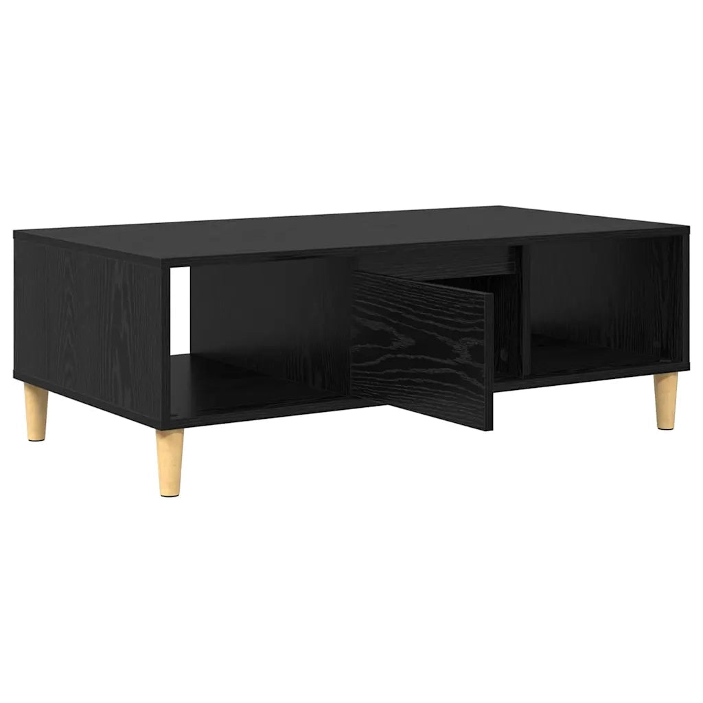 vidaXL Tavolino da salotto Rovere nero 103.5 x 60 x 35 cm