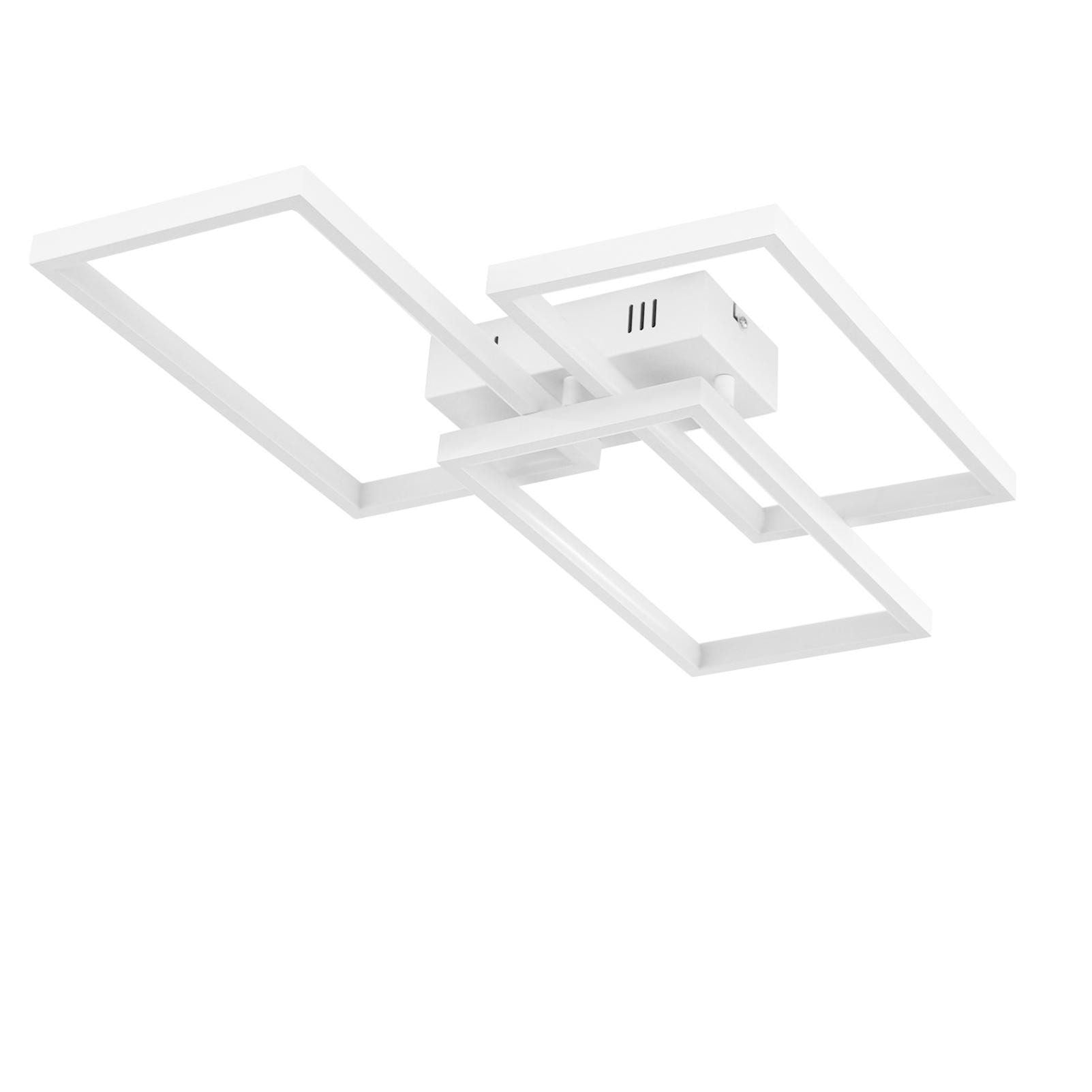 ZMH Lampada da soffitto LED moderna metallo telecomando 3 luci per camera letto
