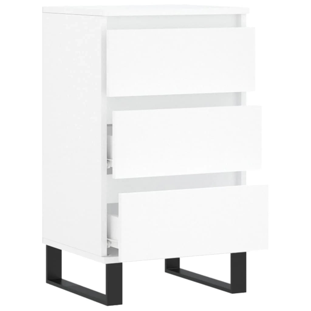 Buffet credenza cassettiera mobiletto mobile contenitore organizer per cucina soggiorno salotto 40 x 35 x 70 cm legno ingegnerizzato bianco 02_0030297