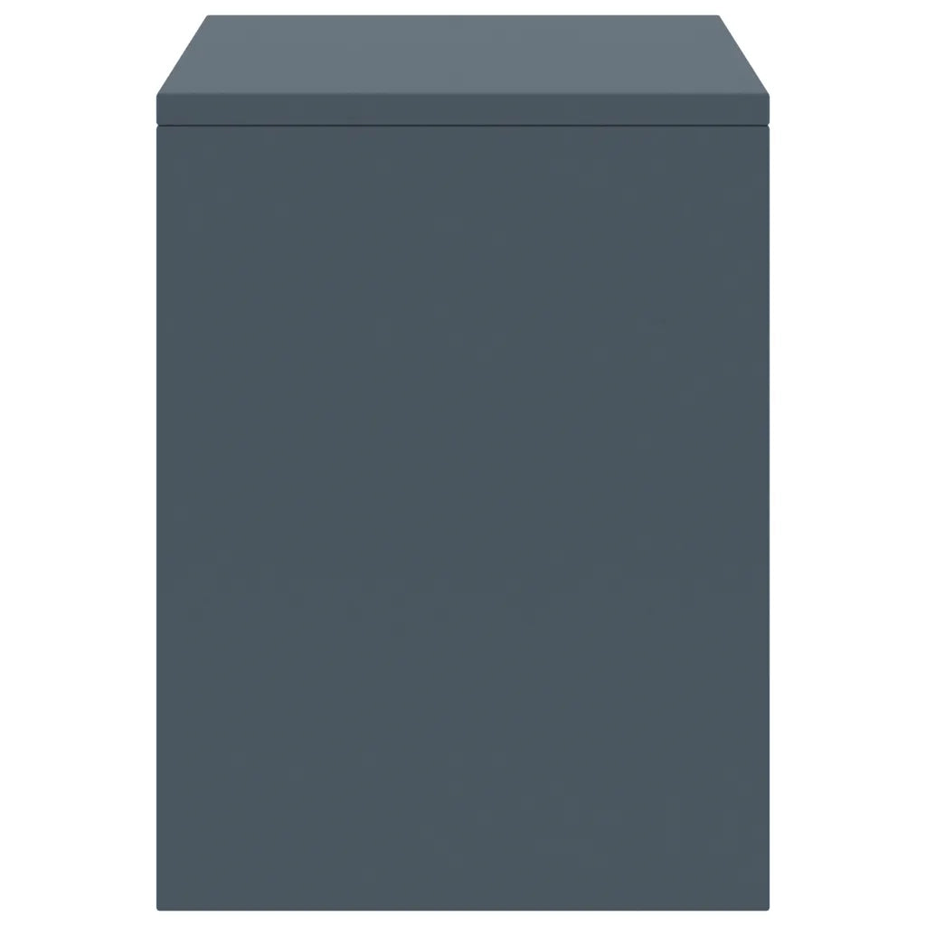 Comodini 2 pz Grigio Chiaro 35x30x40 cm Legno Massello di Pino 322243