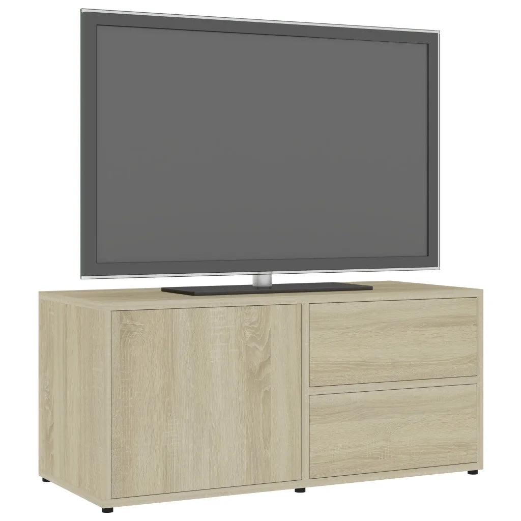 Mobile Porta TV Rovere Sonoma 80x34x36 cm Legno Multistrato 801853