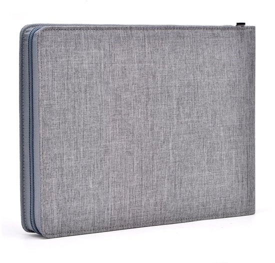 Etui per penna a inchiostro in canvas impermeabile Asvine Premium con cerniera individuale
