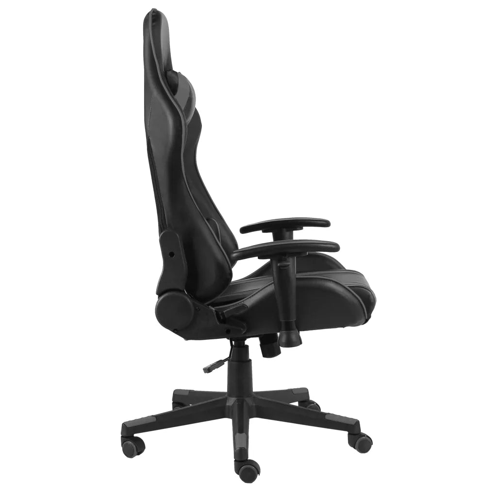 Sedia da Gaming Girevole Grigia in PVC 20483